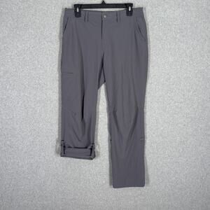 REI Sahara Pants Size 8P Convertible Roll Up Stretch Cargo Hiking Trail Climb‎